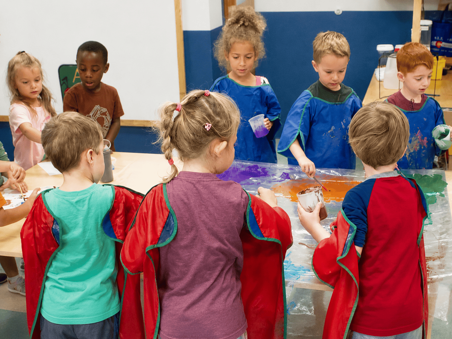 Pre-Kindergarten students learning at Abundant Life Christian School